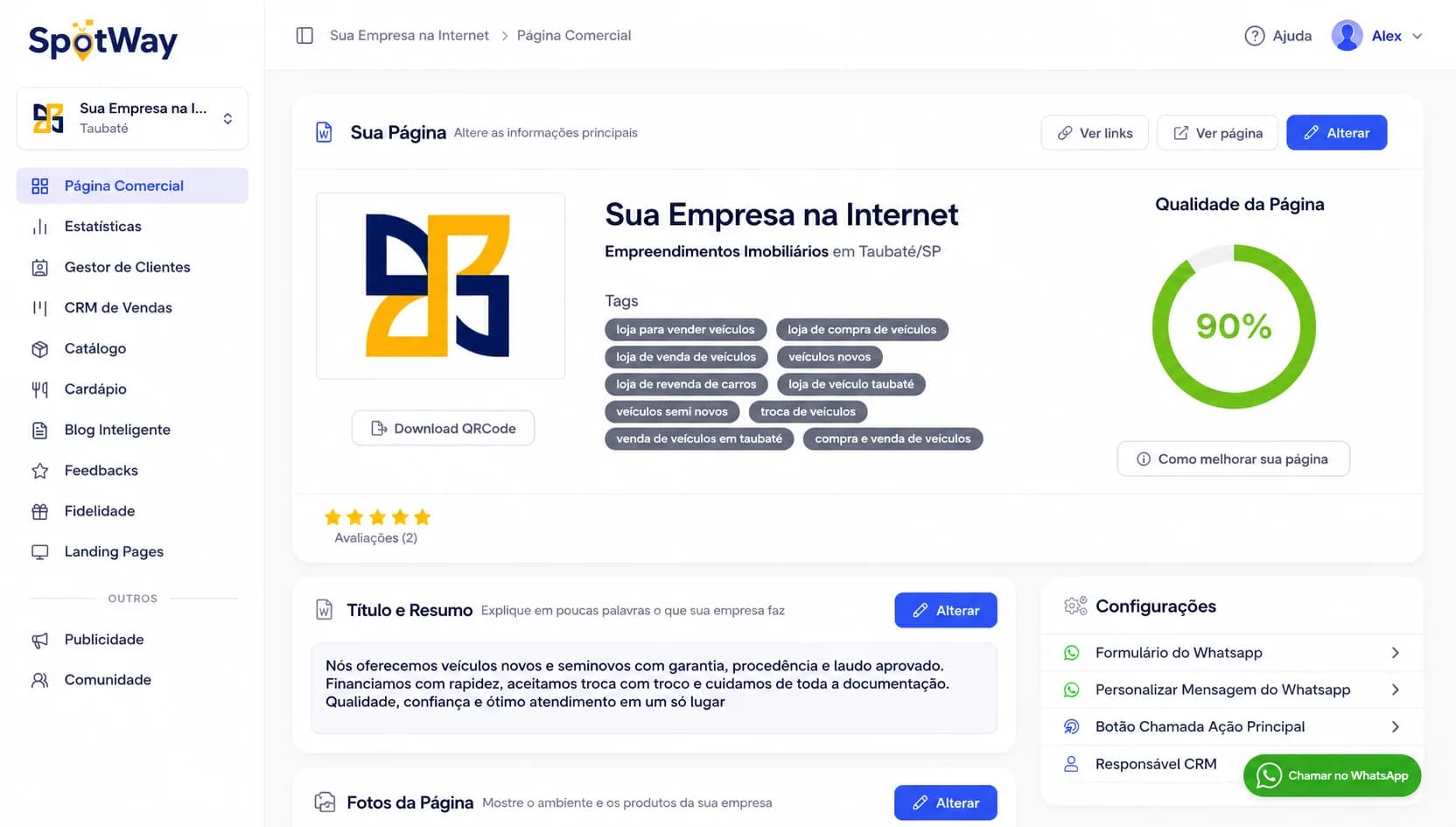 SpotWay — painel de controle para escritórios jurídicos